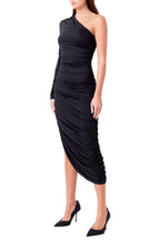 Flowering Girl Women One-Shoulder Asymmetric Hem Cocktail Dress