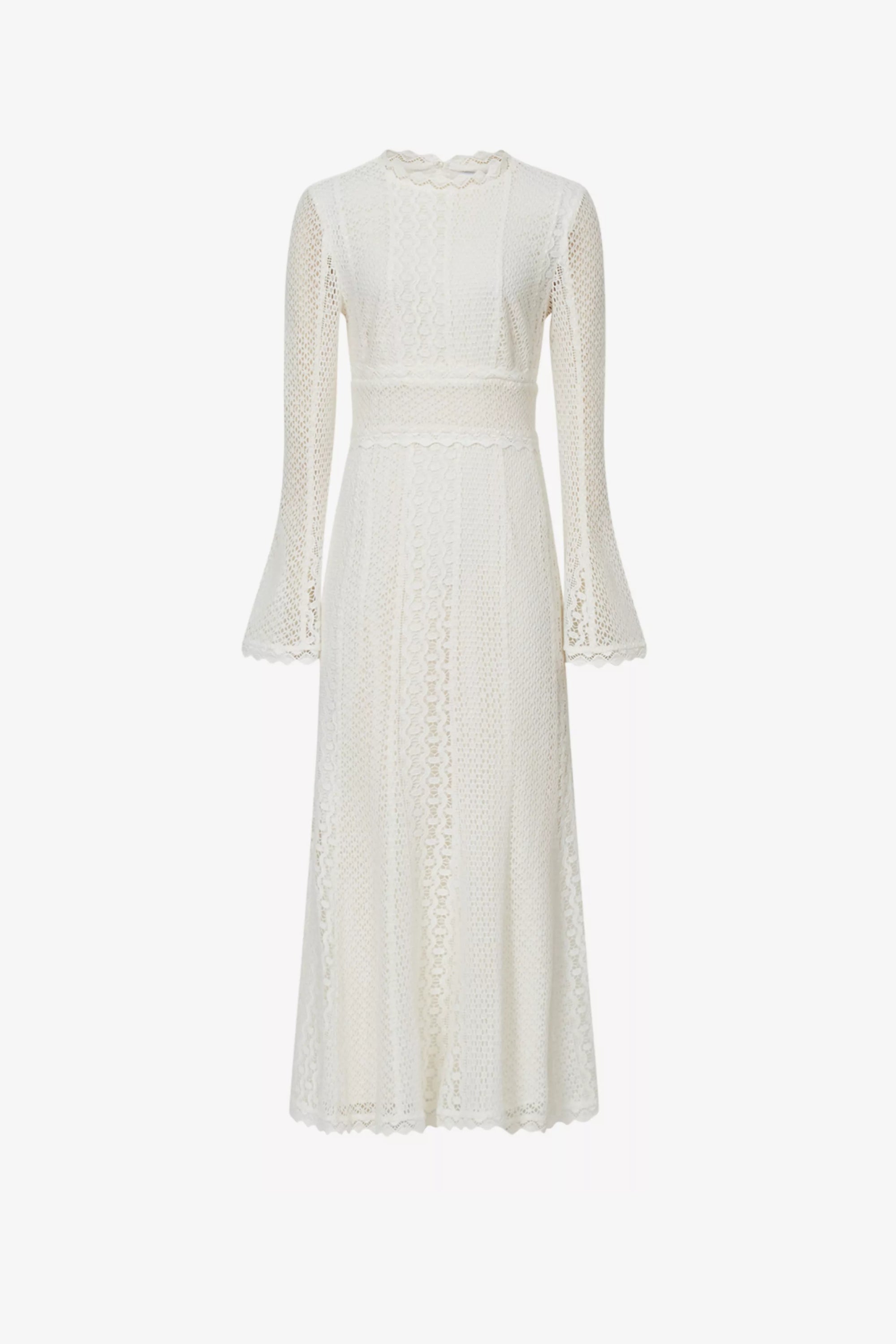 Flowering Girl Women Aspen Backless Crocheted Midi Dress