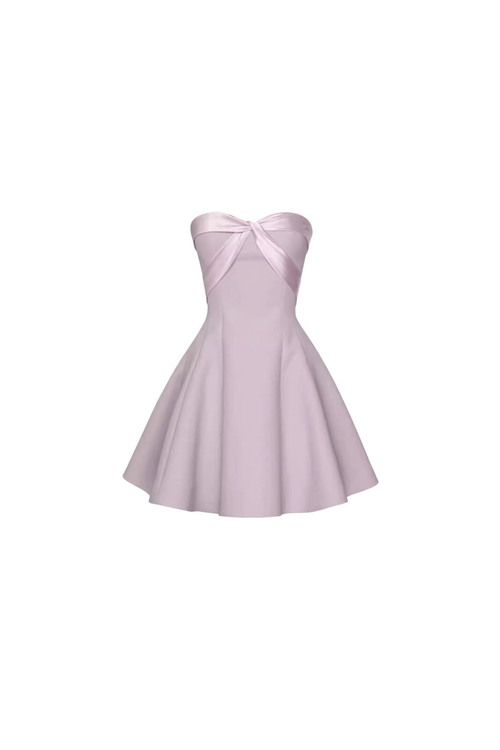 Flowering Girl Women Bow Strapless Mini Dress In Pink