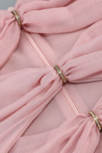Flowering Girl Women Tulle Sleeveless Mermaid Maxi Dresses In Pink