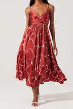 Flowering Girl Women Maeve Pleated Midi Dress