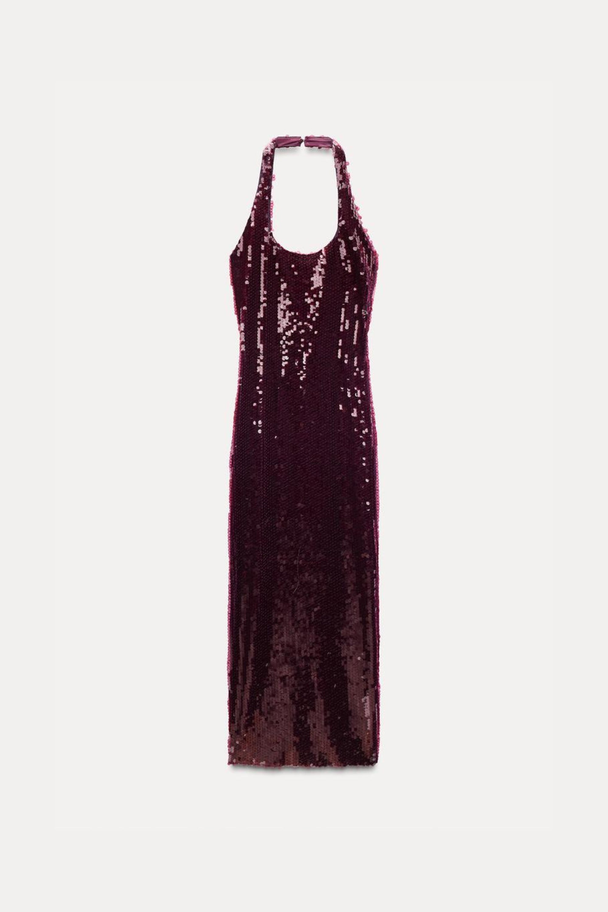 Flowering Girl Women Sequin Halter Dress