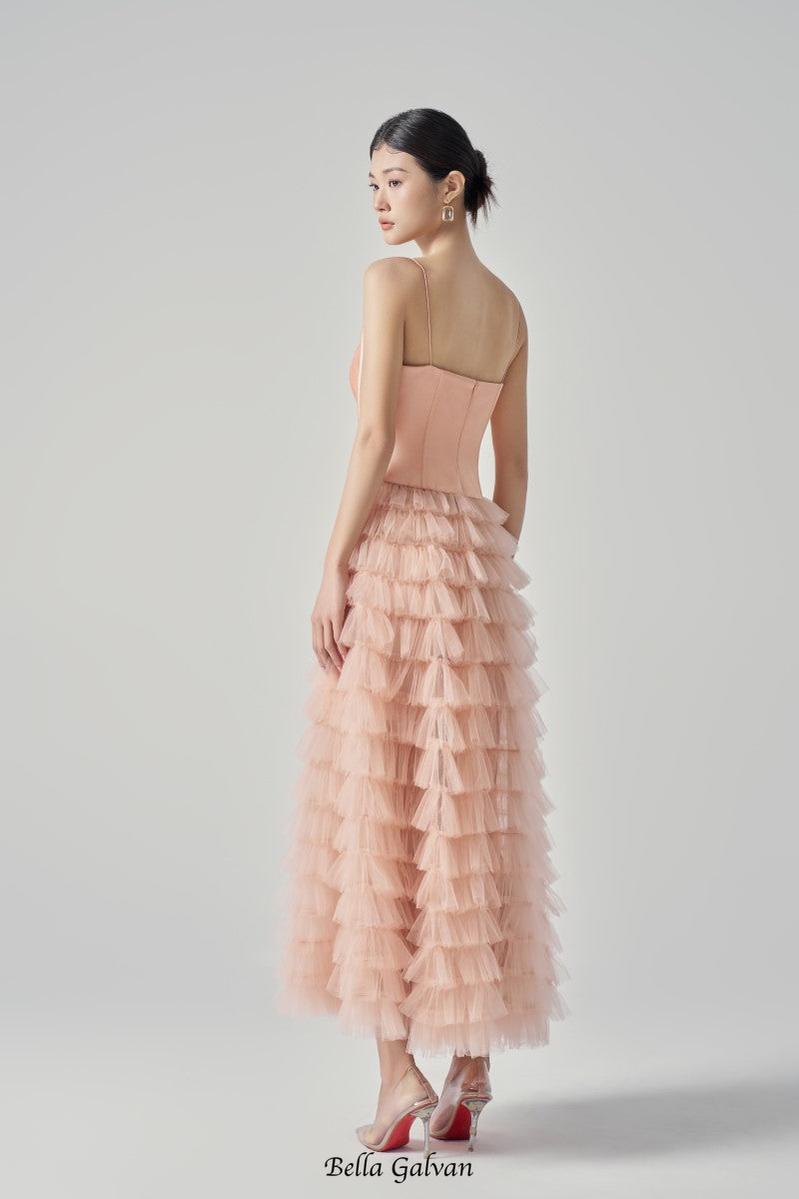 Flowering Girl Women CLARA TAFFETA AND TULLE DRESS