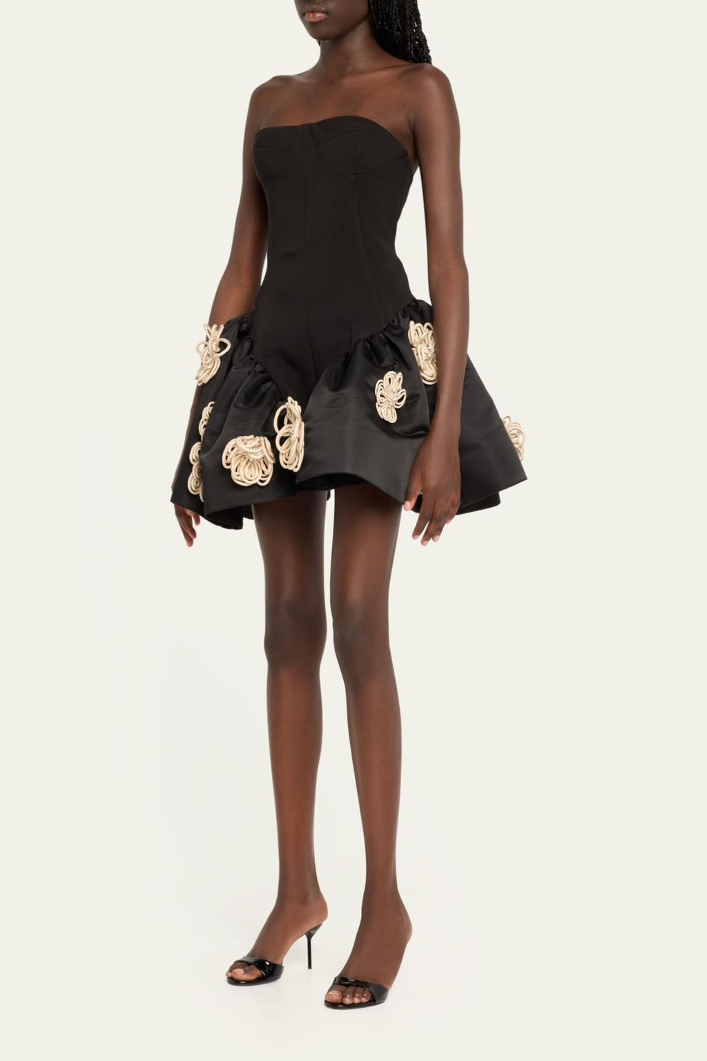 Flowering Girl Women Flower Mini Bandage Dress
