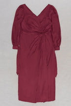 Flowering Girl Women V Neckline High Split Maxi Dresses