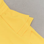 Flowering Girl Women Brook off-shoulder bodycon midi dress in yellow