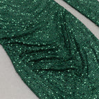 Flowering Girl Women Asymmetric sequin cut out maxi dress in green
