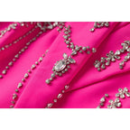 Flowering Girl Women Jessica Bara Sonya Crystal Blazer Mini Dress