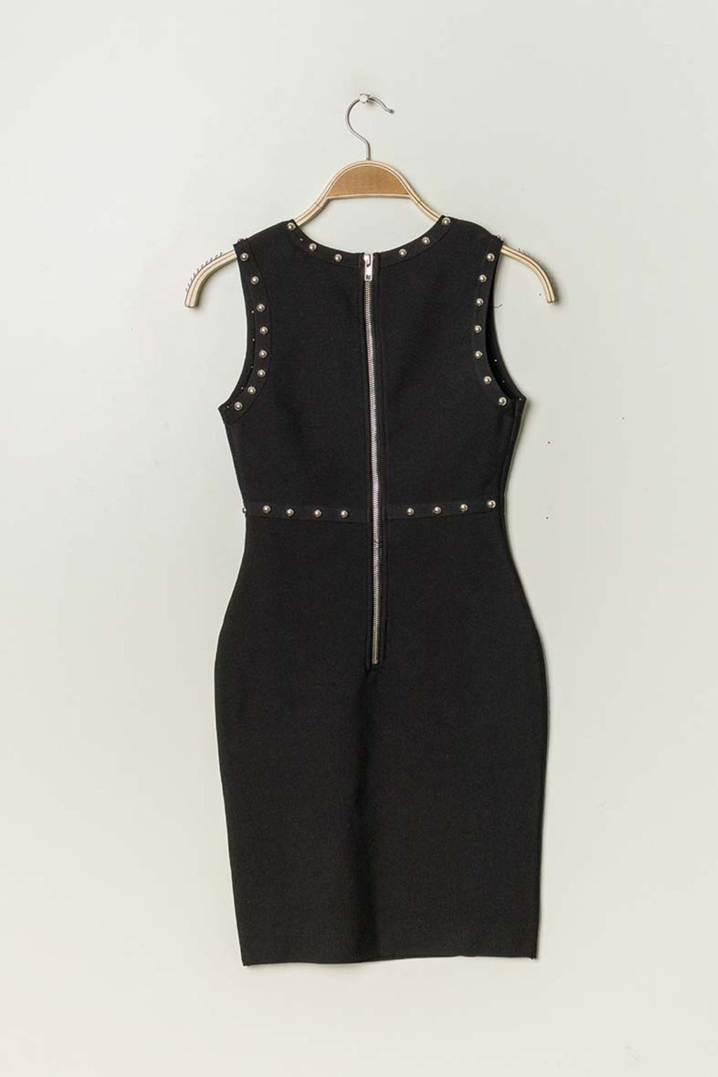 Flowering Girl Women Embellished Bandage Midi Dresses In Black