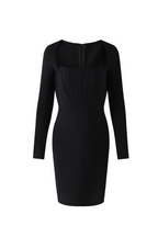 Flowering Girl Women alexandra bodycon bandage mini dress in black