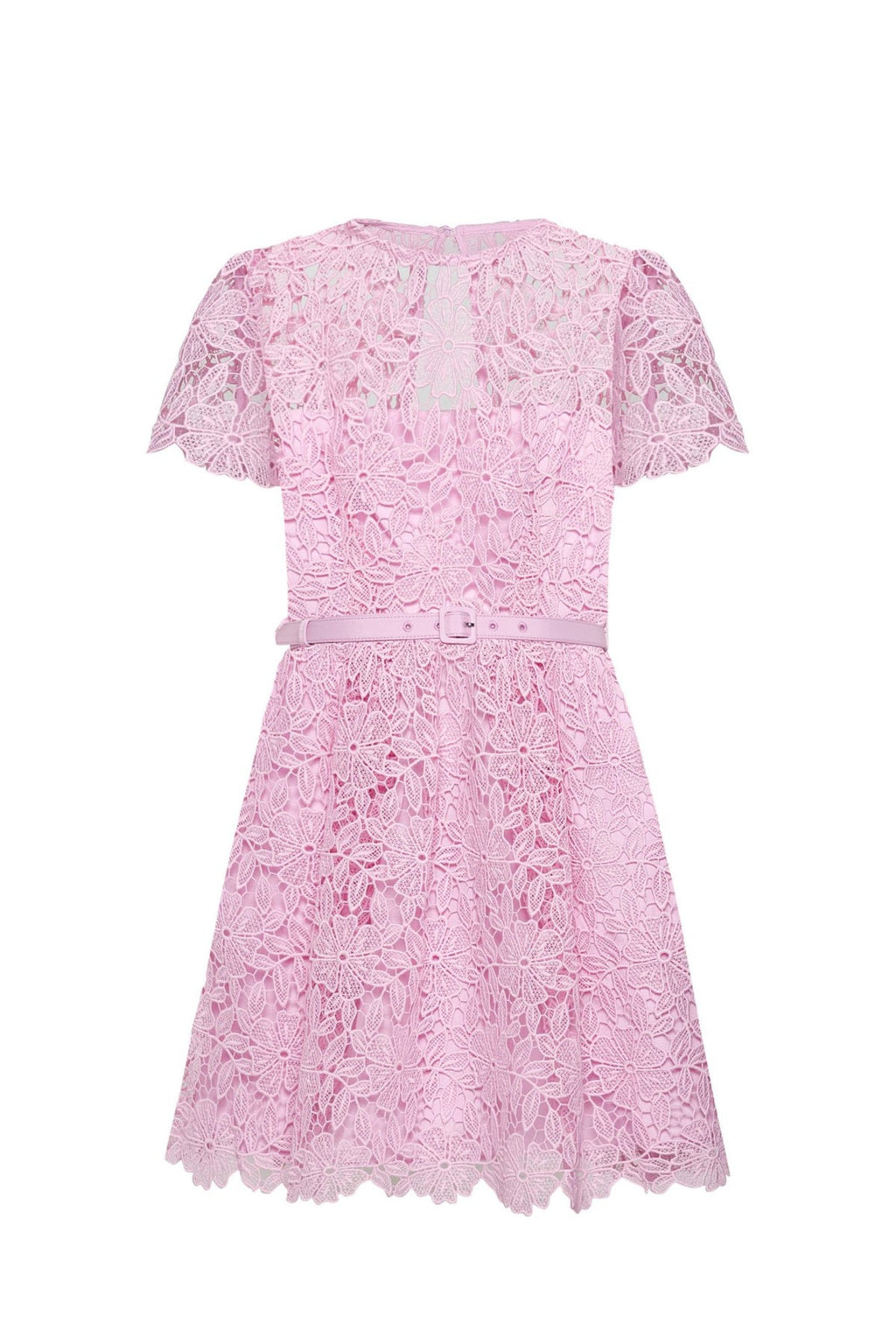 Flowering Girl Women Lace Mini Dress In Pink