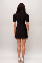 Flowering Girl Women Tania black bowknot embellished mini dress