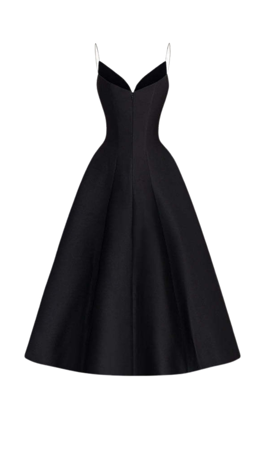 Flowering Girl Women patchwork midi dress in black