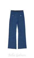 Flowering Girl Women Palmira Tweed Trousers in blue