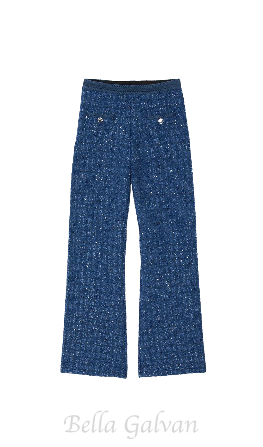Flowering Girl Women Palmira Tweed Trousers in blue