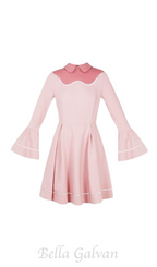 Flowering Girl Women skater mini dress in pink