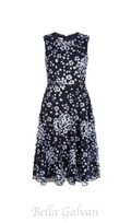 Flowering Girl Women Lilith Floral midi Dress in Navy