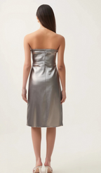 Flowering Girl Women Jessica faux-flower embellished satin mini dress