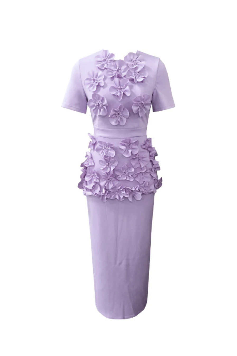 Flowering Girl Women trista Flower Two-Piece Set in purple