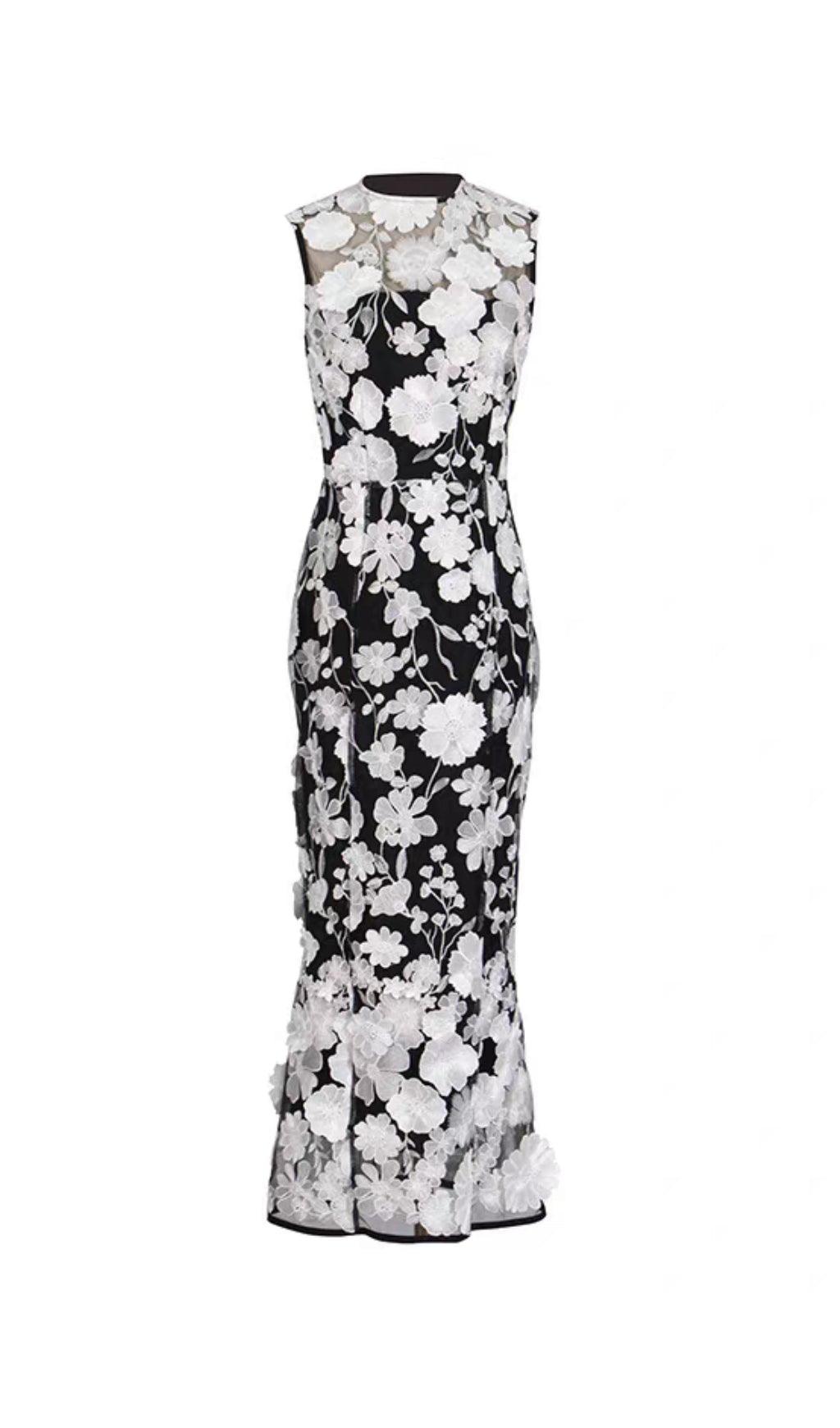 Flowering Girl Women Selene Cocktail Midi Dress in Black