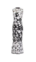 Flowering Girl Women Selene Cocktail Midi Dress in Black
