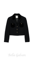 Flowering Girl Women Vic Cropped Blazer in black