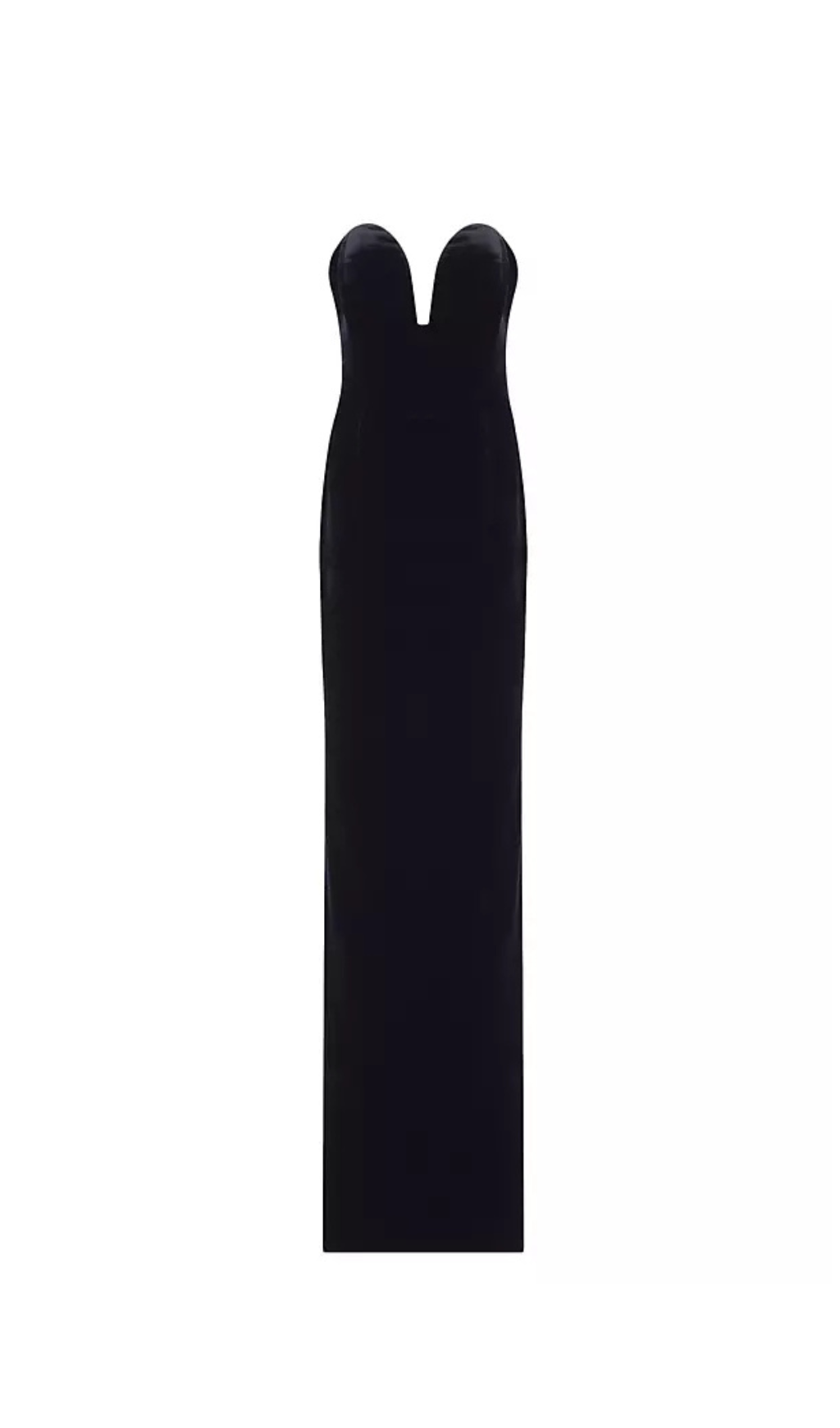 Flowering Girl Women Hermosa Silk Strapless Bow Gown In Black