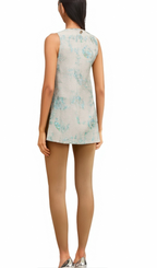 Flowering Girl Women Madeleine white floral embellished mini dress