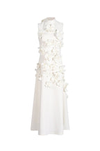 Flowering Girl Women Annona White Flower Embellished Maxi Dress
