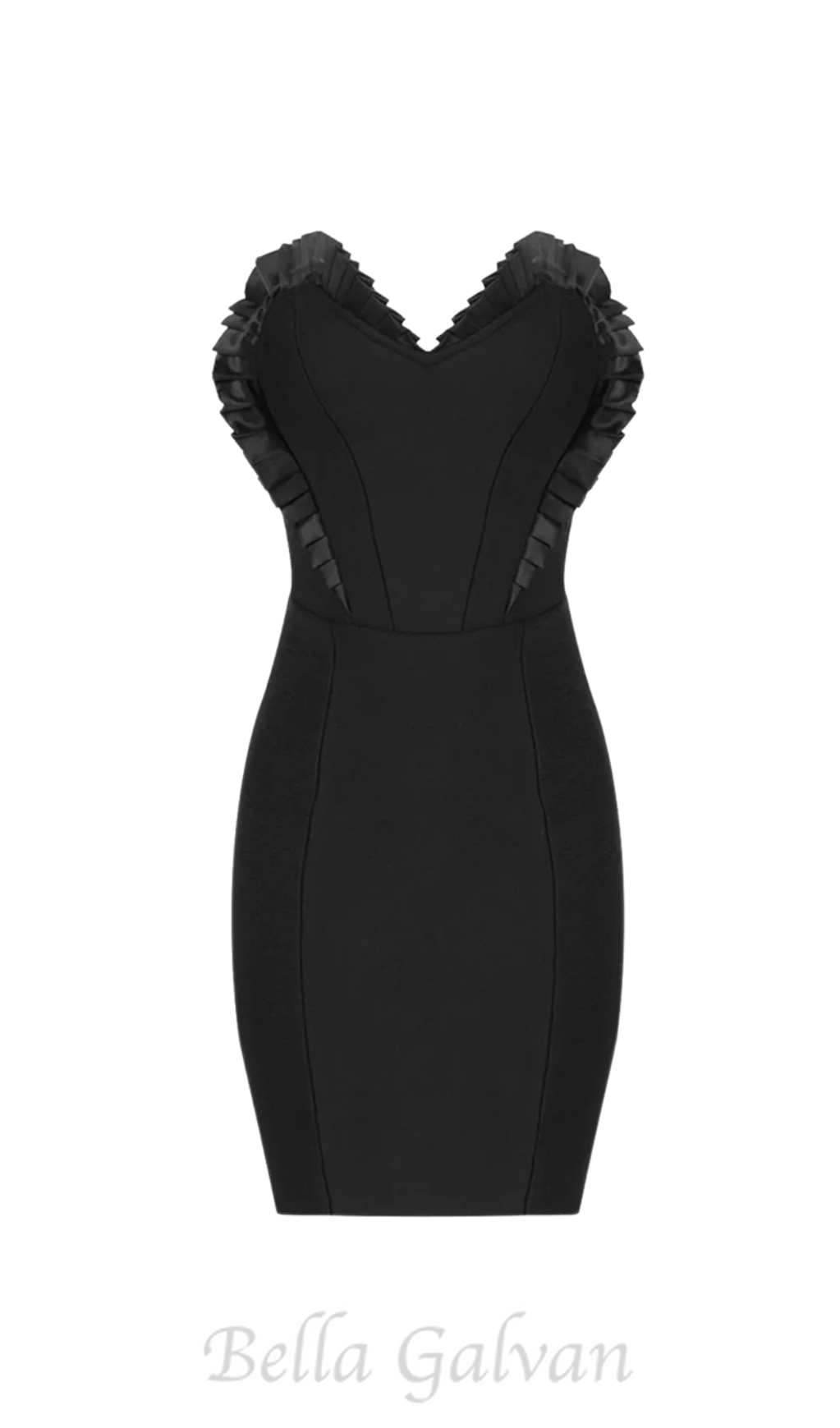Flowering Girl Women black Sleeveless Cut Out Bandage Bodycon Mini Dress