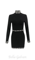 Flowering Girl Women Einar Diamante Embellished Bandage Mini Dress