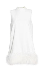 Feather Mini Dress