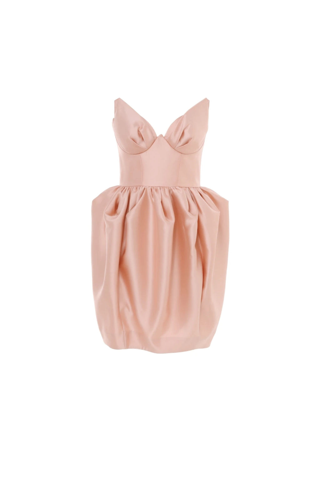 Flowering Girl Women Bustier Strapless Mini Dress In Pink