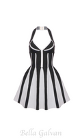Flowering Girl Women Kriaden Flared Halter Knit Mini Dress