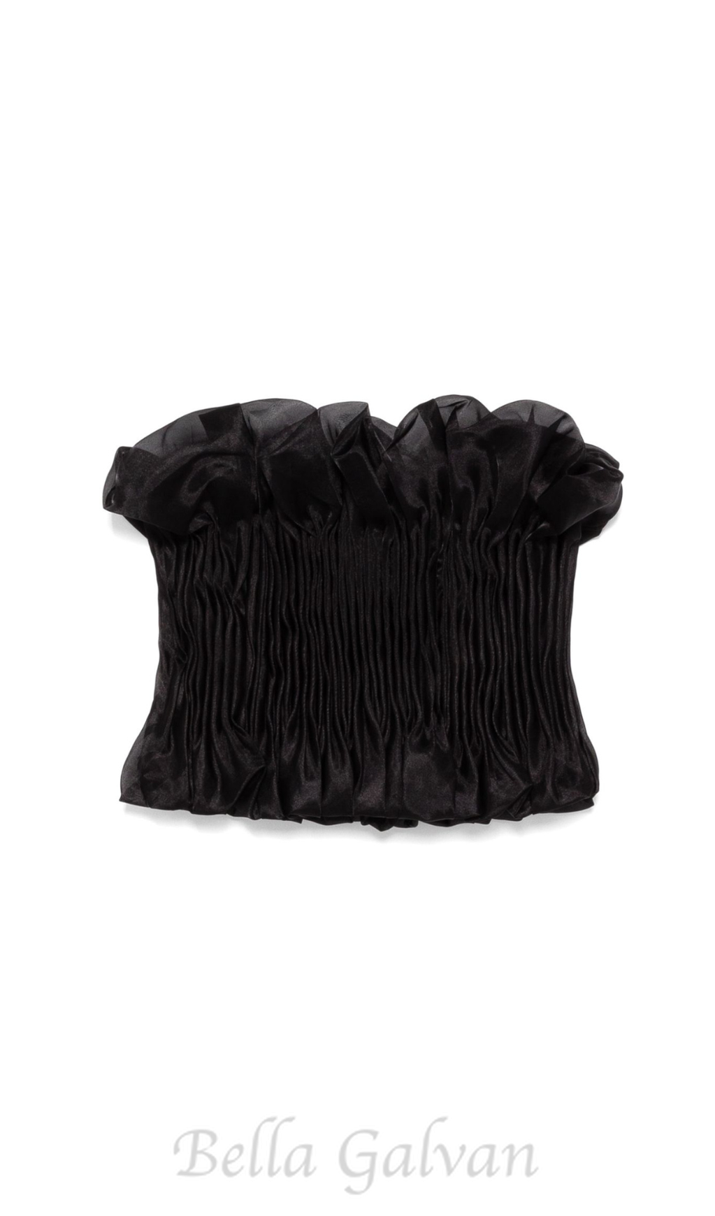 Flowering Girl Women print ruffle trim top in black