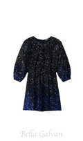 Flowering Girl Women gradient sequin mini dress