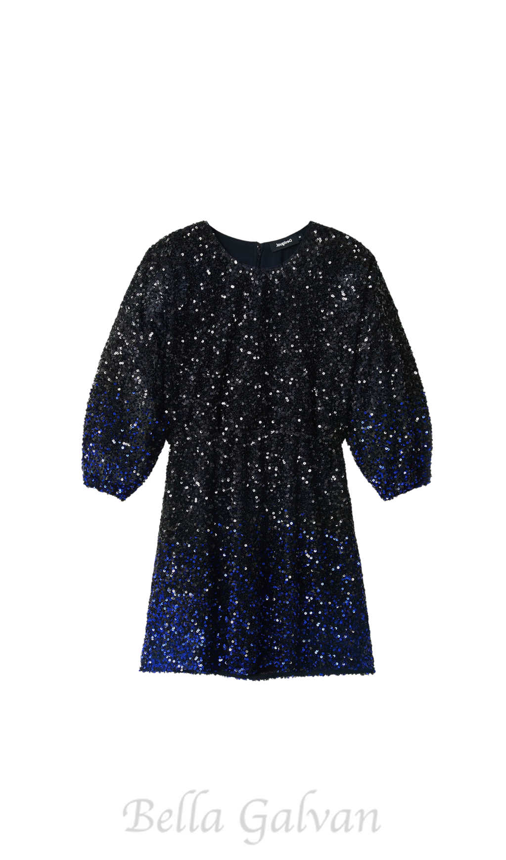 Flowering Girl Women gradient sequin mini dress