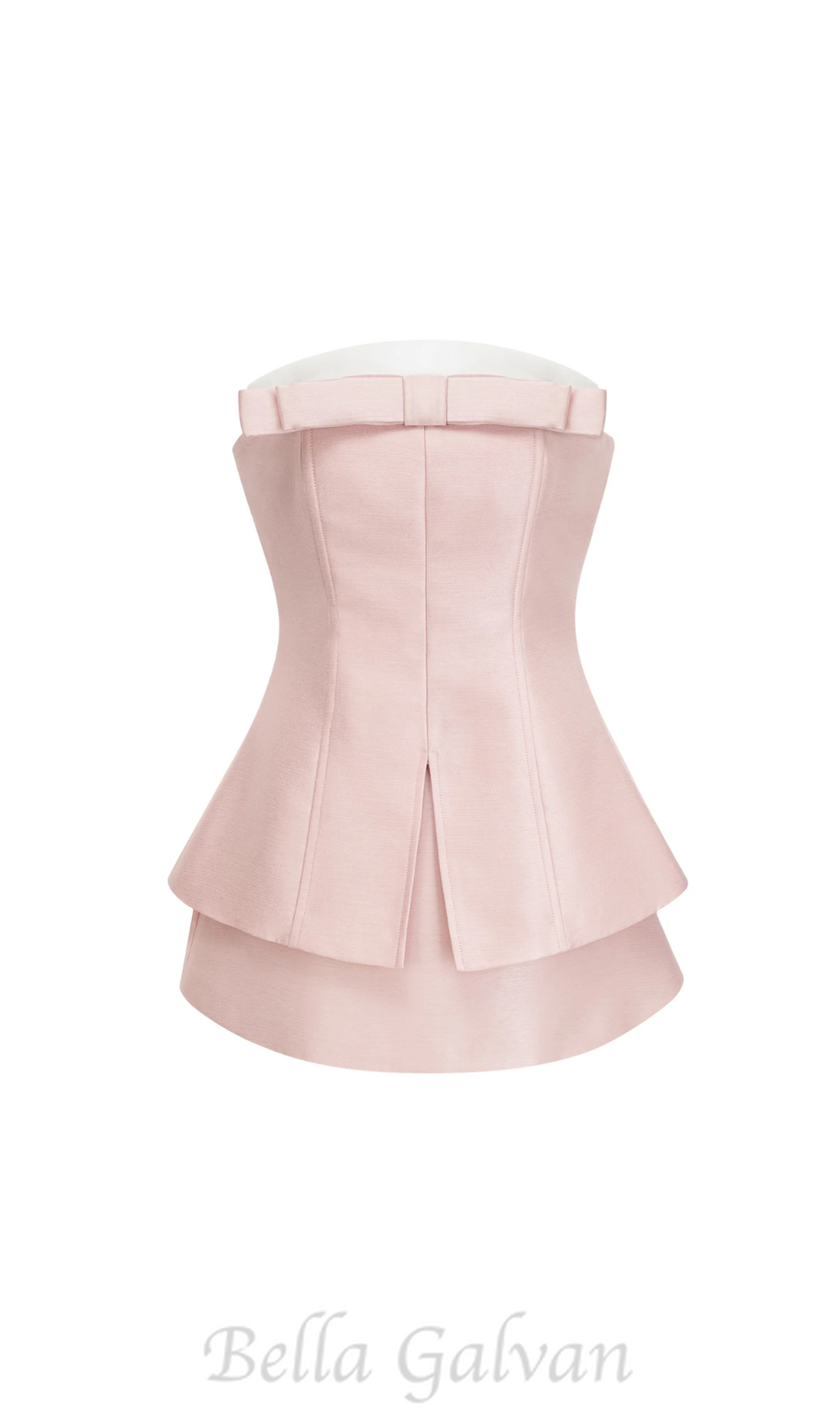 Flowering Girl Women pink bowknot top skirt set