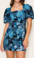 Flowering Girl Women molly jacquard backless mini dress
