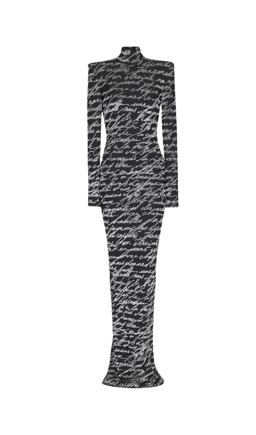Flowering Girl Women Bexley Print Velvet Long Sleeve Maxi Dress