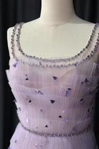 Arwa Embellished Maxi Dress In Purple