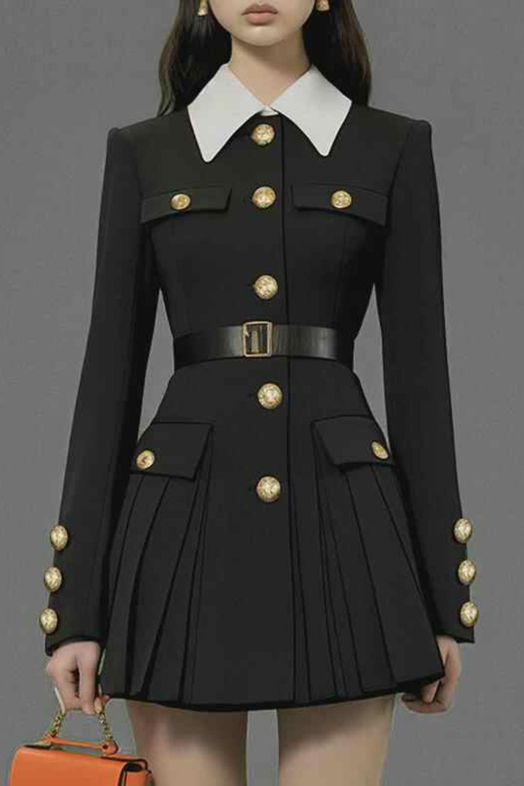 Flowering Girl Women Amelia Blazer Dress In Black