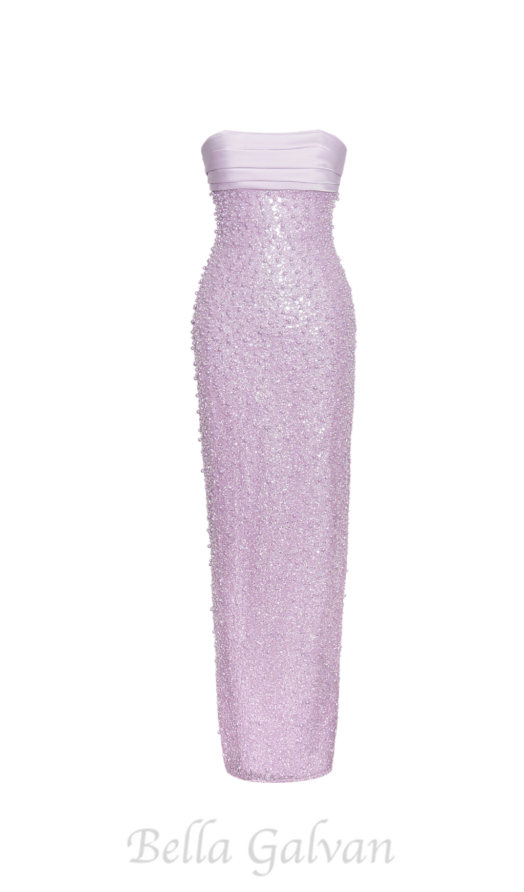 Flowering Girl Women PINK SATIN SEQUIN PEARLS BEADED MAXI DRESS