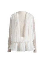 Flowering Girl Women Chaylee Semi-sheer Lace Ruffle Mini Dress