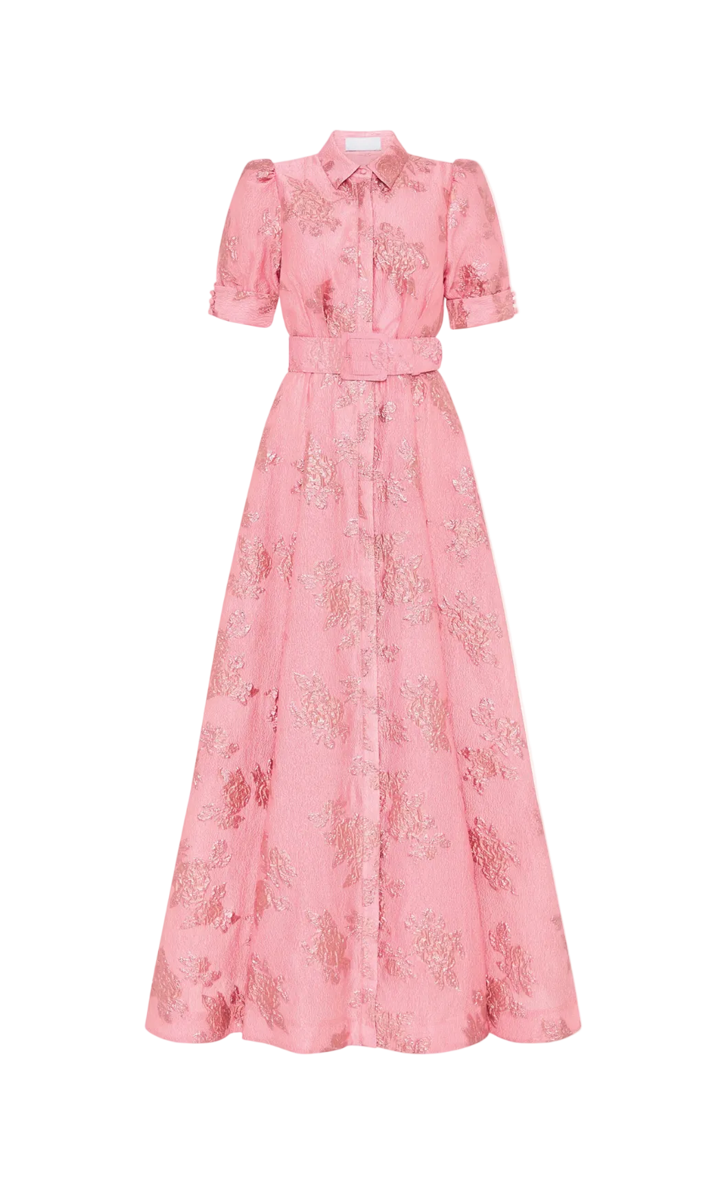 Flowering Girl Women Annette floral embellished Button Gown in pink