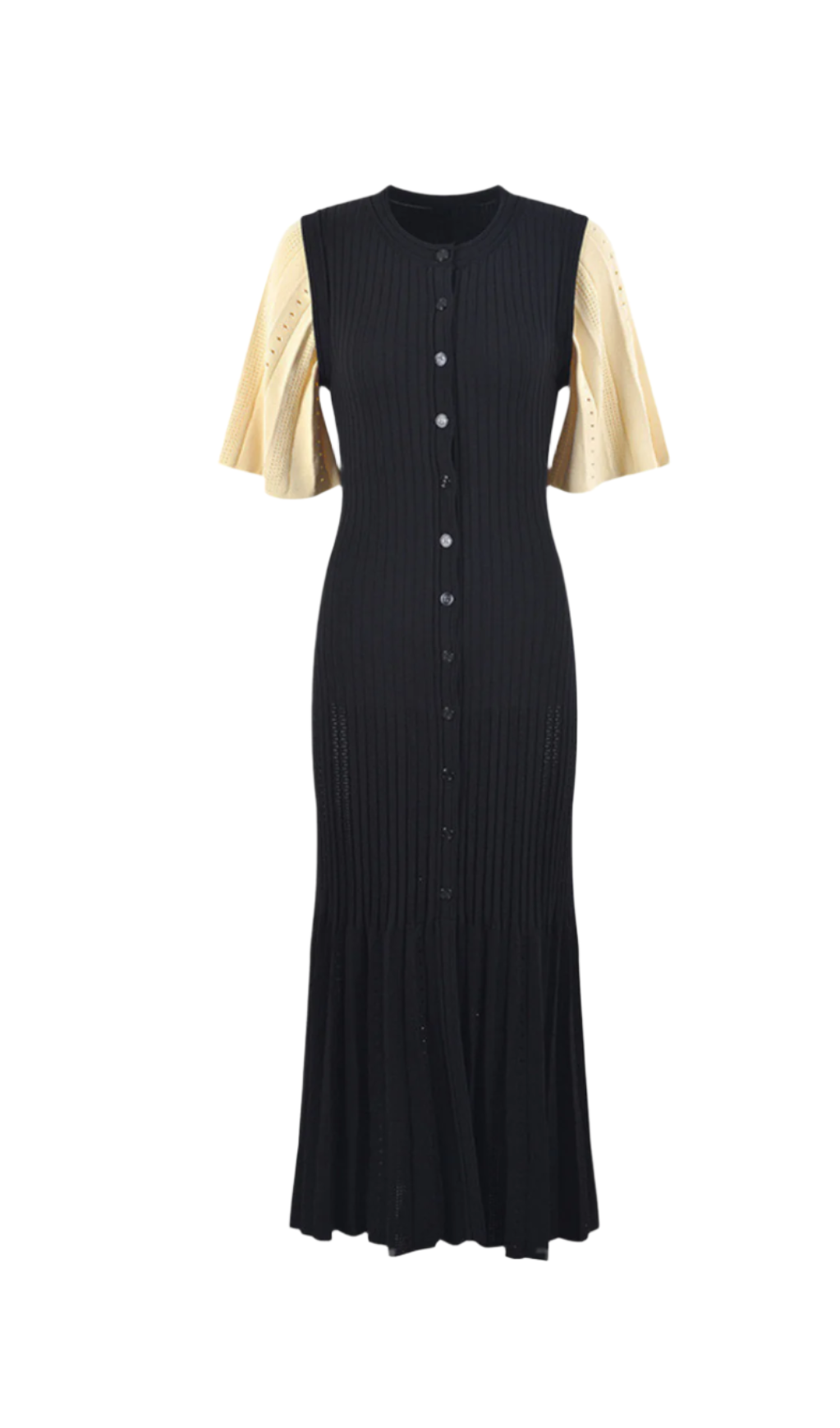 Flowering Girl Women Beulah Knit Midi Dress In Black