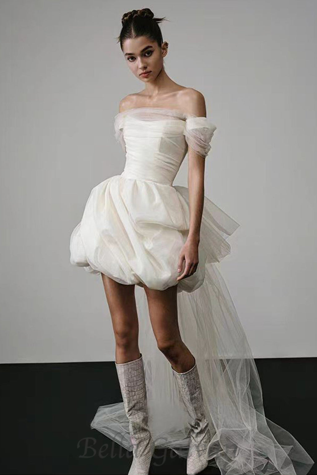 Flowering Girl Women Keira strapless Mini Dress In White