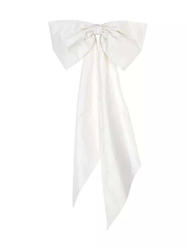 Flowering Girl Women hermosa silk strapless bow gown in black