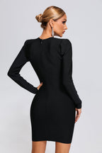 Flowering Girl Women Hazel Diamante Mini Bandage Dress