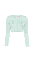 MINT SEQUIN KNIT CARDIGAN